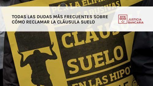 Todas las dudas más frecuentes sobre cómo reclamar la cláusula suelo