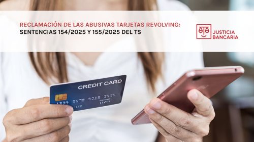 reclamación de las abusivas Tarjetas Revolving